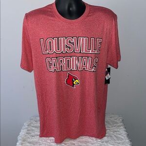 Louisville Cardinals College Men’s Dri Fit Style Short Sleeve Tee Shirt Large